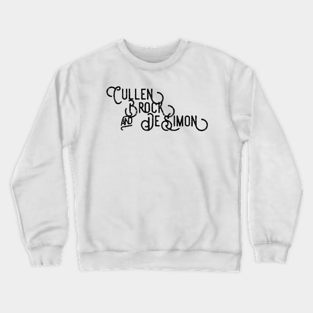 Cullen Brock and Desimon Crewneck Sweatshirt by mike11209